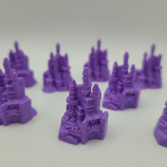 Disney Castle Monopoly Junior Princess Cupcake Topper Replacement Pieces Tokens - Picture 7 of 8